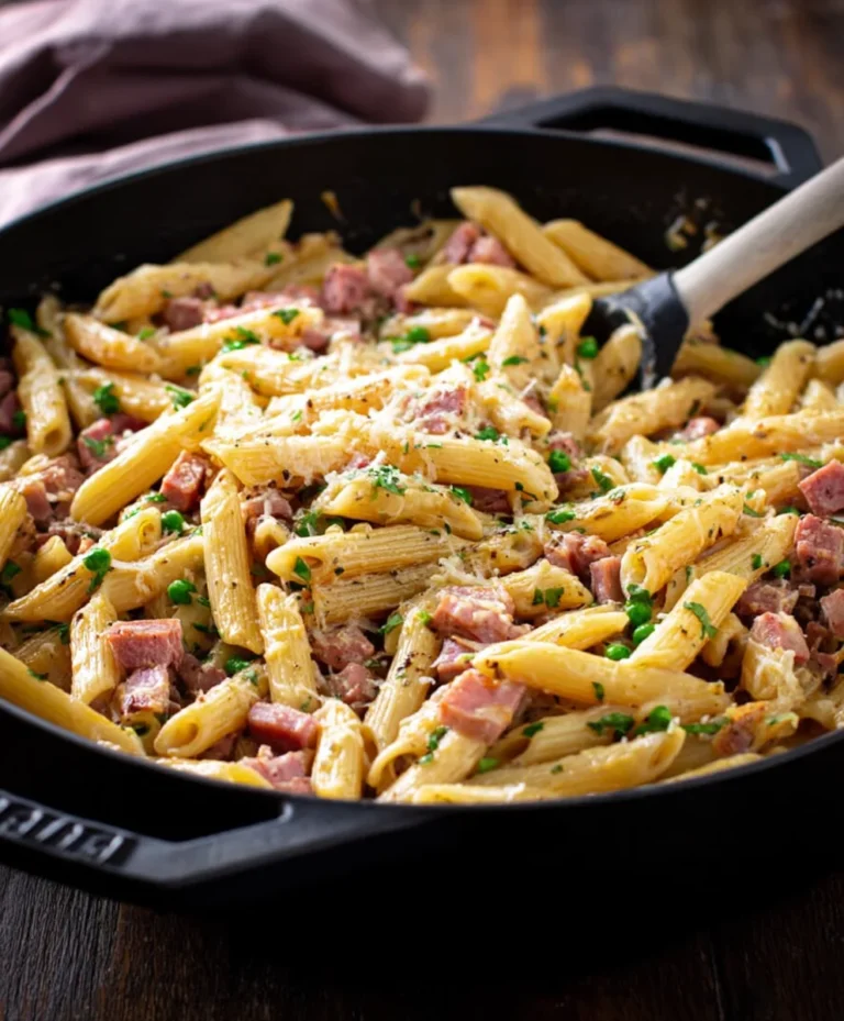 Easy One Pot Beef Penne Skillet Recipe