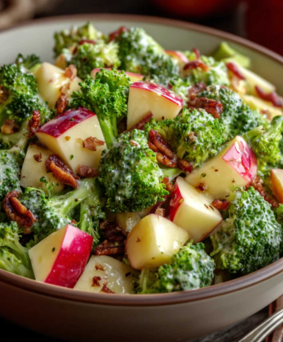 Honeycrisp Apple Broccoli Salad-Fresh & Flavorful