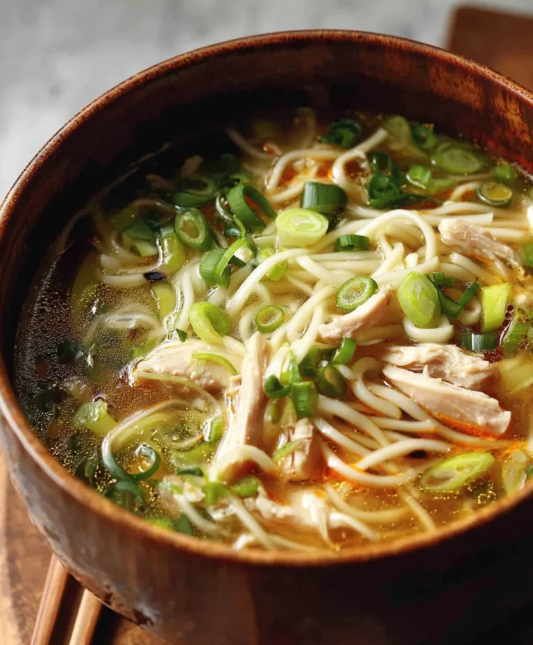 Aromatic Scallion Chicken Noodle Soup Recipe – Alrightwithme