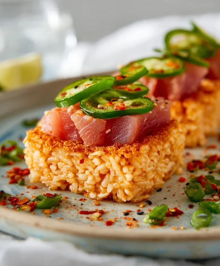 Spicy Tuna Crispy Rice – Easy & Delicious Recipe