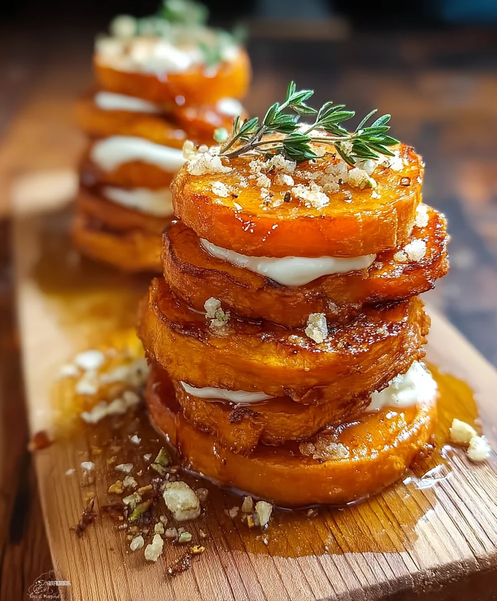 Easy Sweet Potato Stacks-Delicious Side Dish Recipe