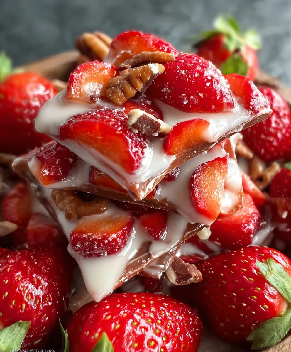Sweet Strawberry Toffee Delight Recipe