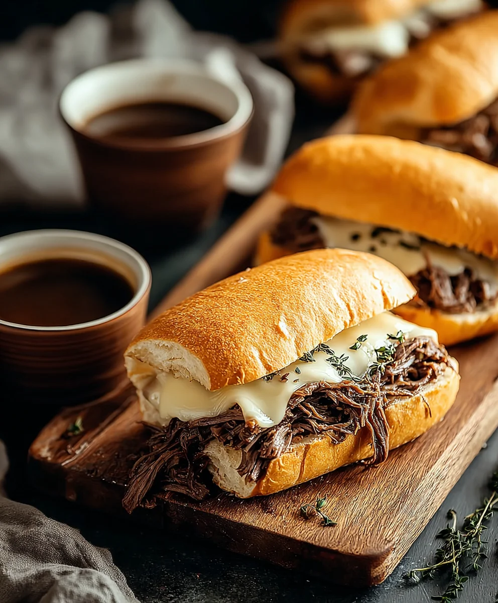 Classic Beef French Dip Sandwiches- Easy Recipe