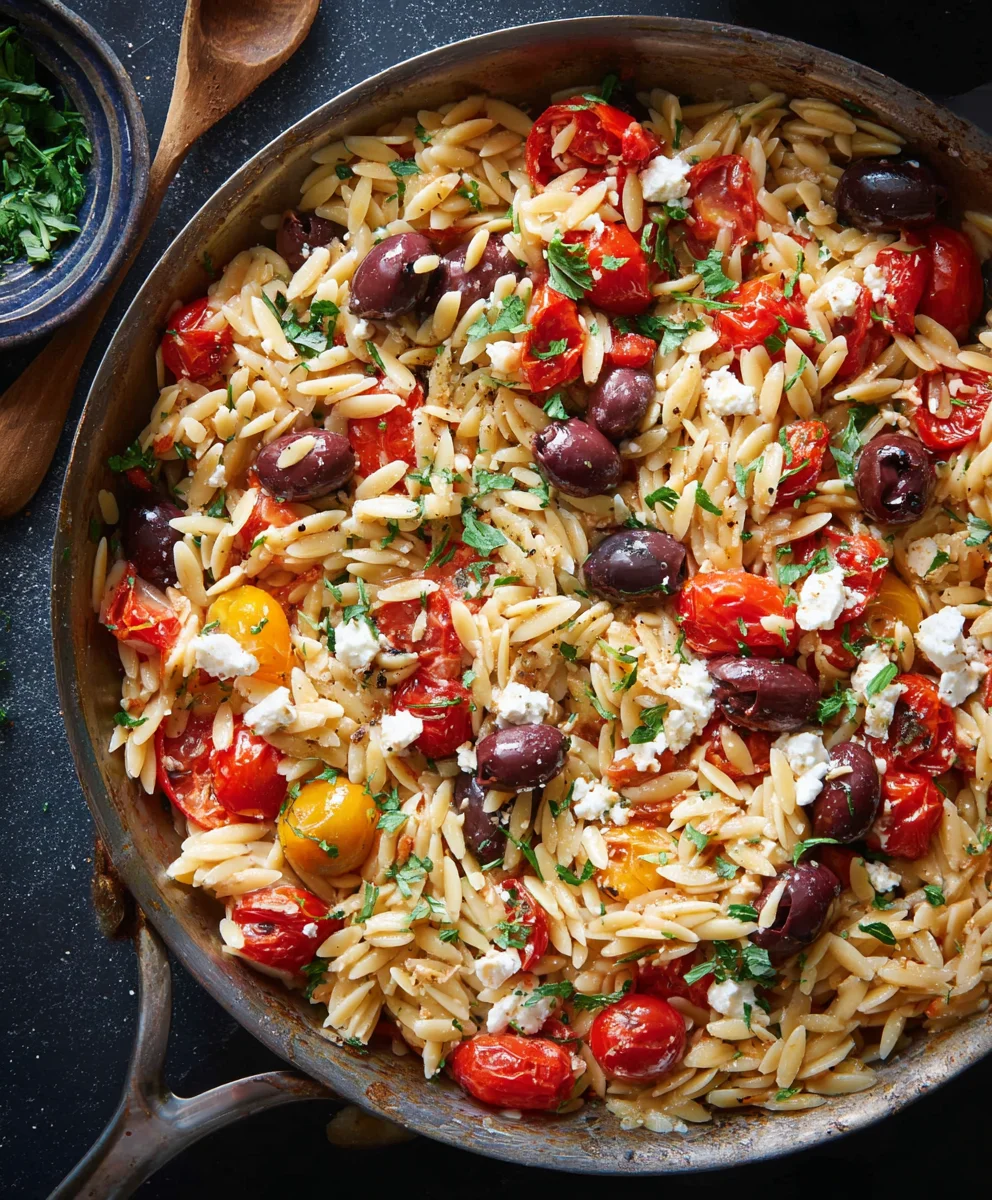 Easy Greek Orzo - Flavorful Mediterranean Pasta Dish