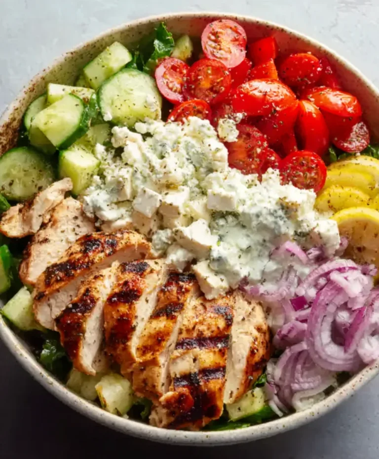 Easy Greek Chicken Bowls- Healthy & Delicious Meal