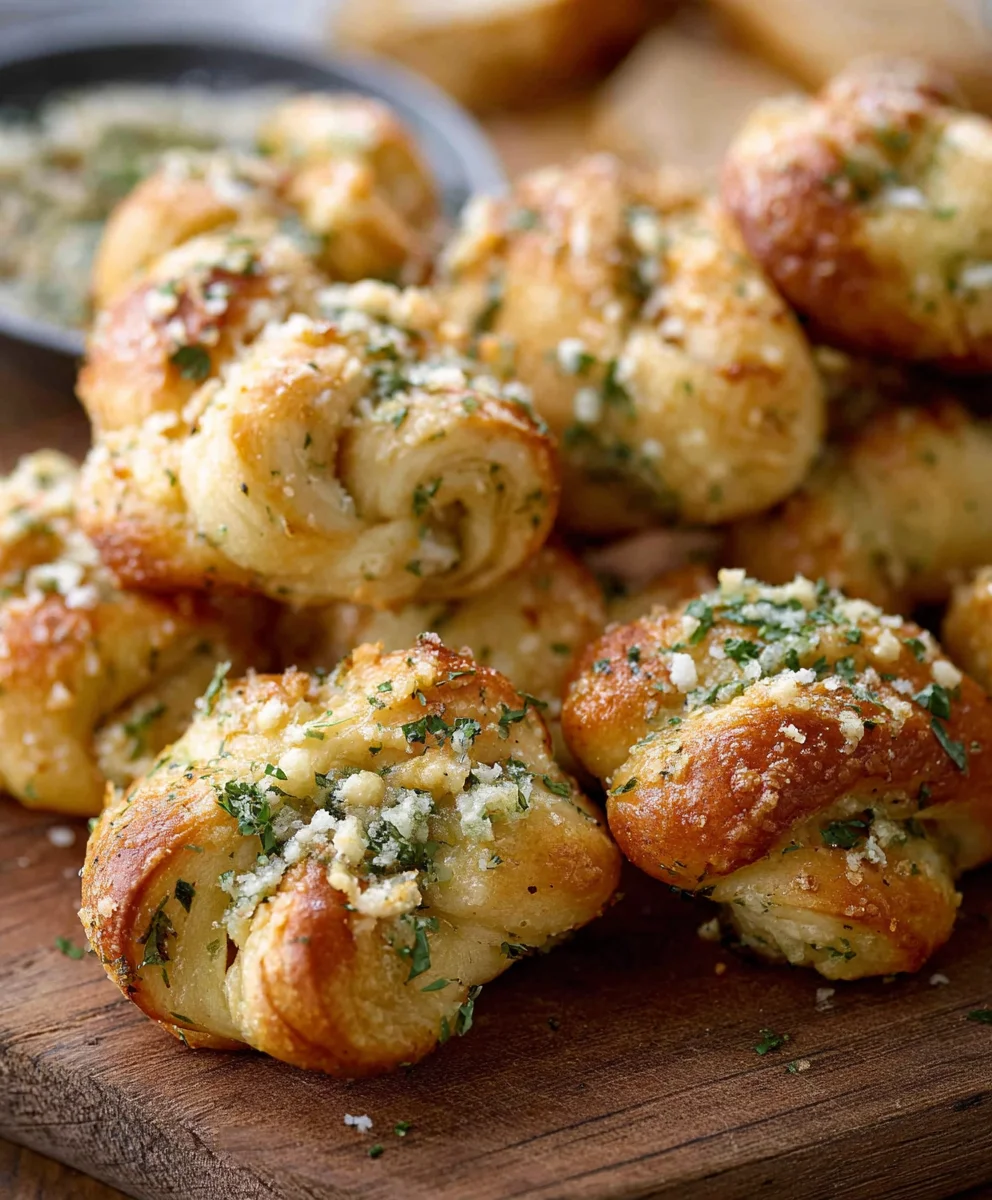 Easy Garlic Knots - Best Bread Rolls Recipe