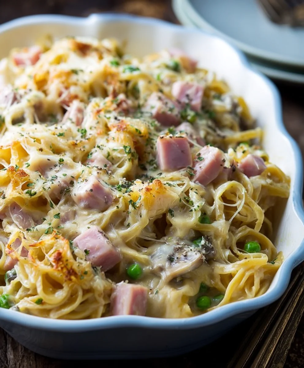 Beef Beef Ham Tetrazzini Recipe - Ultimate Comfort Food