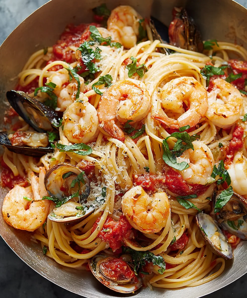 Easy Seafood Pasta Recipe- Delicious & Quick Meal