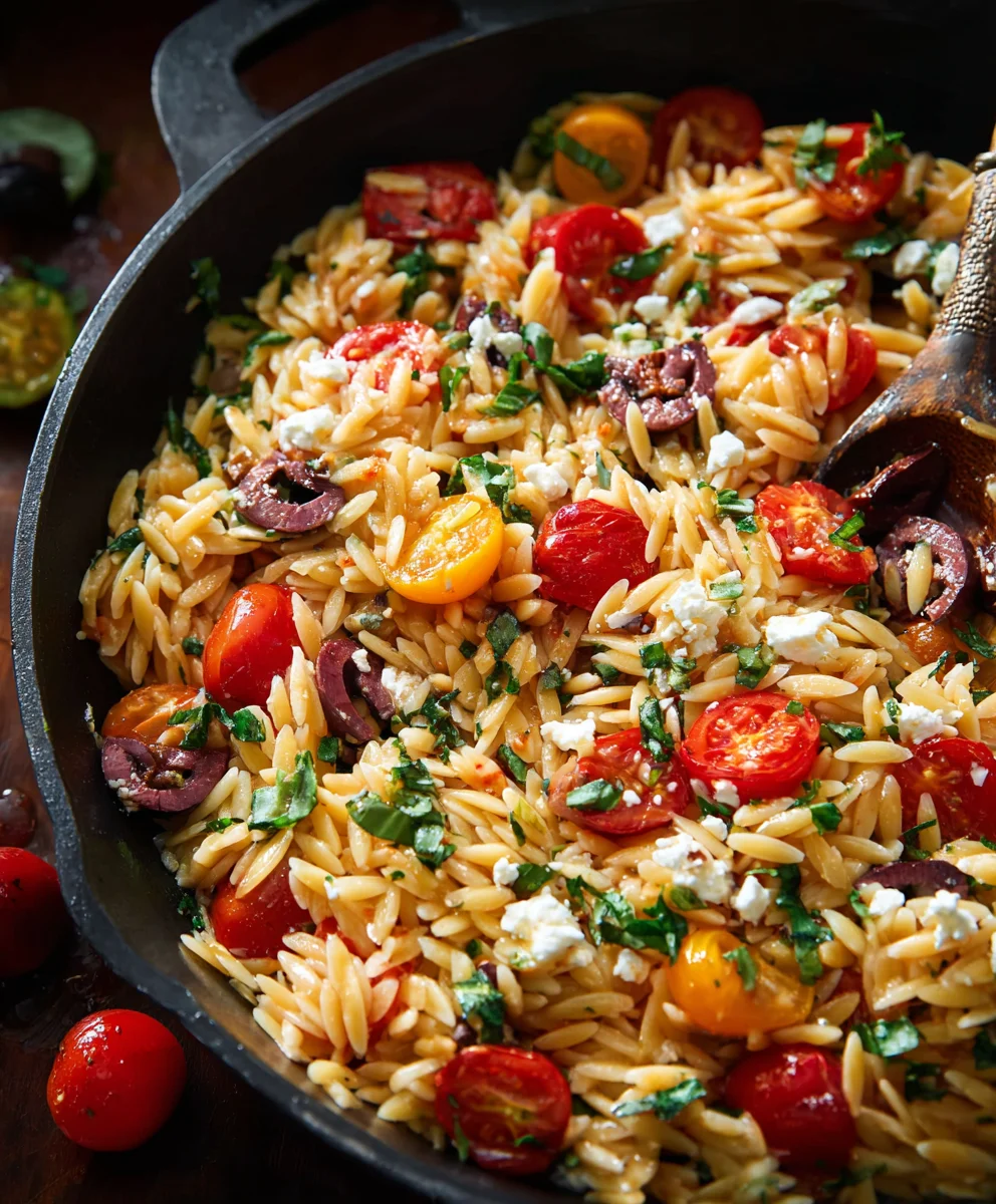 Easy Greek Orzo - Flavorful Mediterranean Pasta Dish