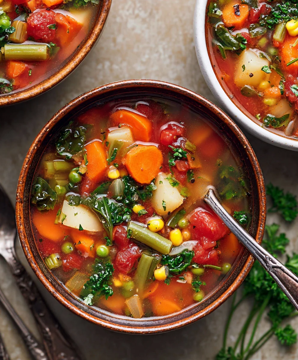 Easy Vegetable Soup Recipe- Hearty & Wholesome Meal