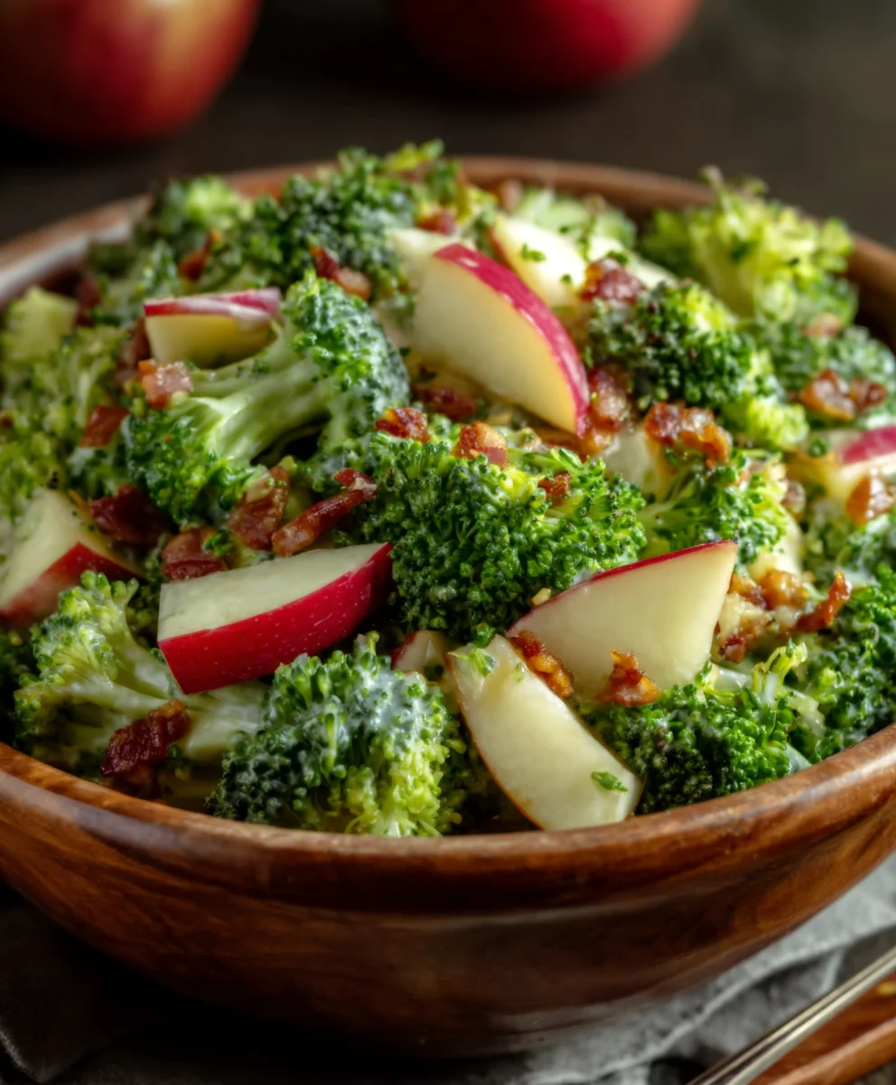 Honeycrisp Apple Broccoli Salad-Fresh & Flavorful