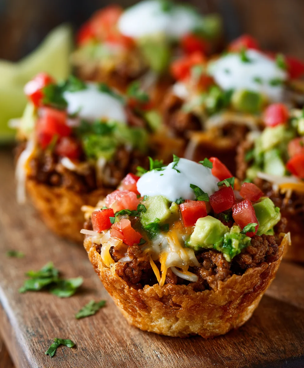 Easy Beef Taco Cups - Quick & Delicious Family Meal