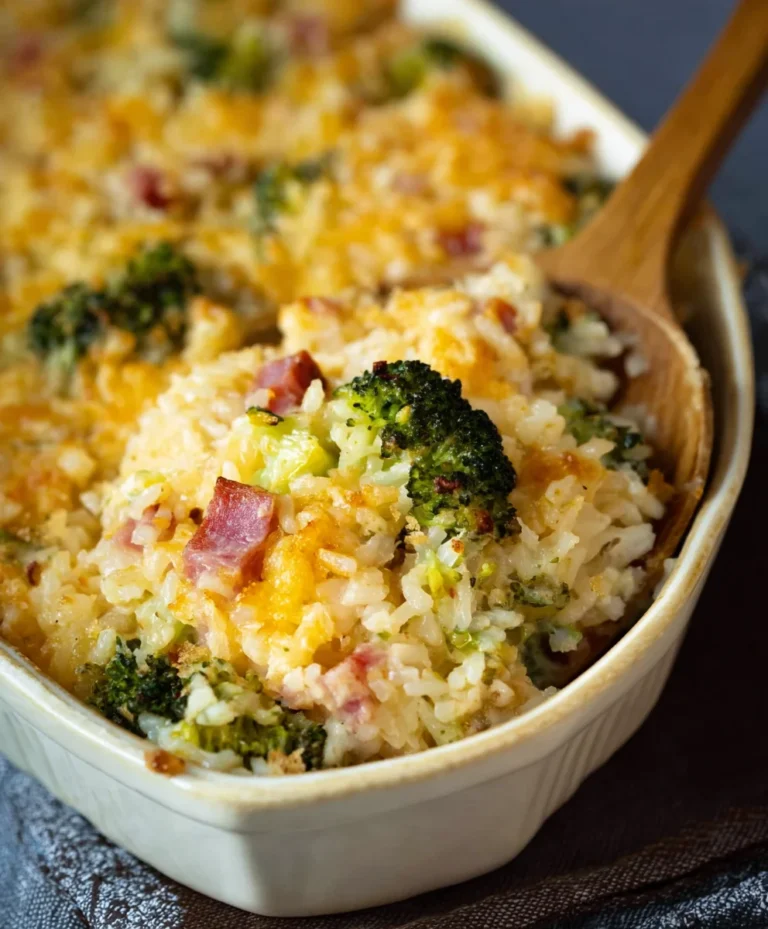 Beef Beef Ham Broccoli Rice Casserole – Easy Meal