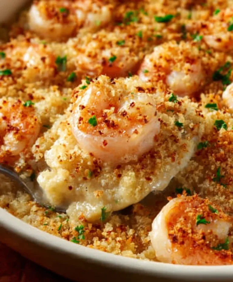 Easy Shrimp Casserole Recipe Creamy & Delicious