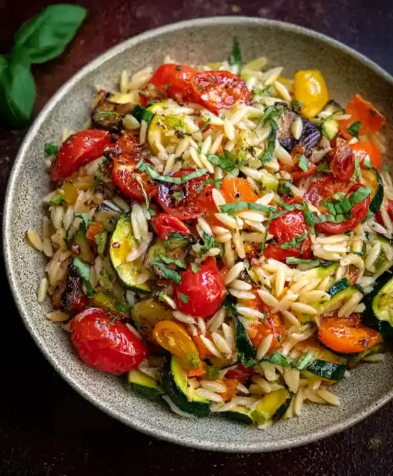Roasted Vegetable Orzo – Healthy & Delicious Meal