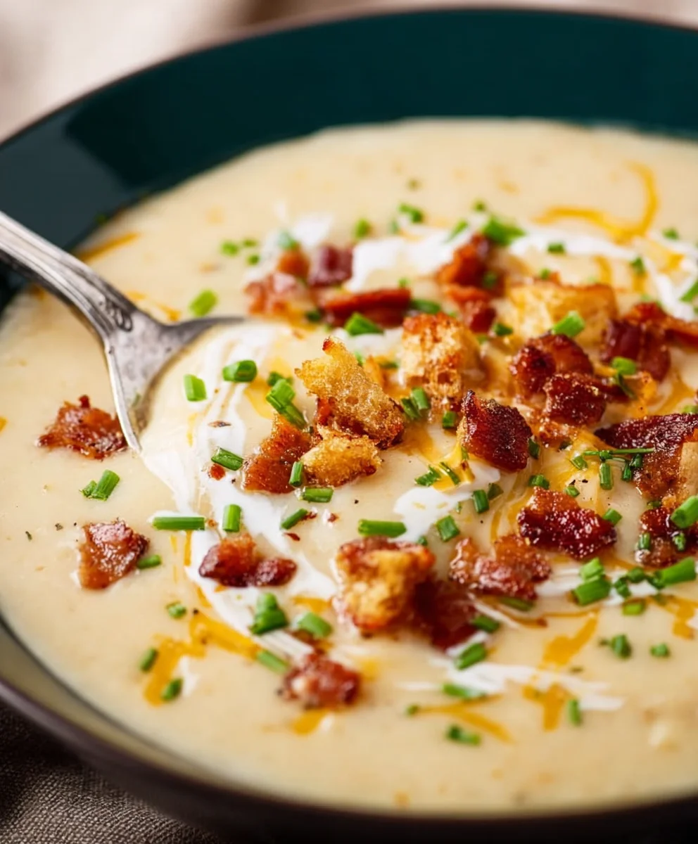 Best Baked Potato Soup Recipe-Creamy Comfort Food