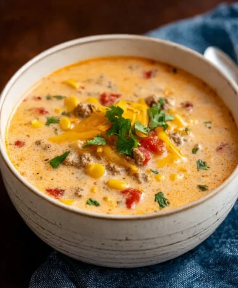 Creamy Beef Cowboy Soup-Hearty & Flavorful Comfort Food