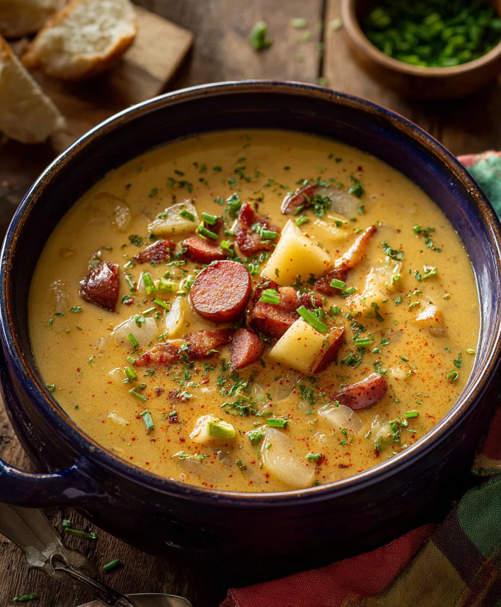 Hearty Cajun Potato Soup- A Flavorful Comfort Dish