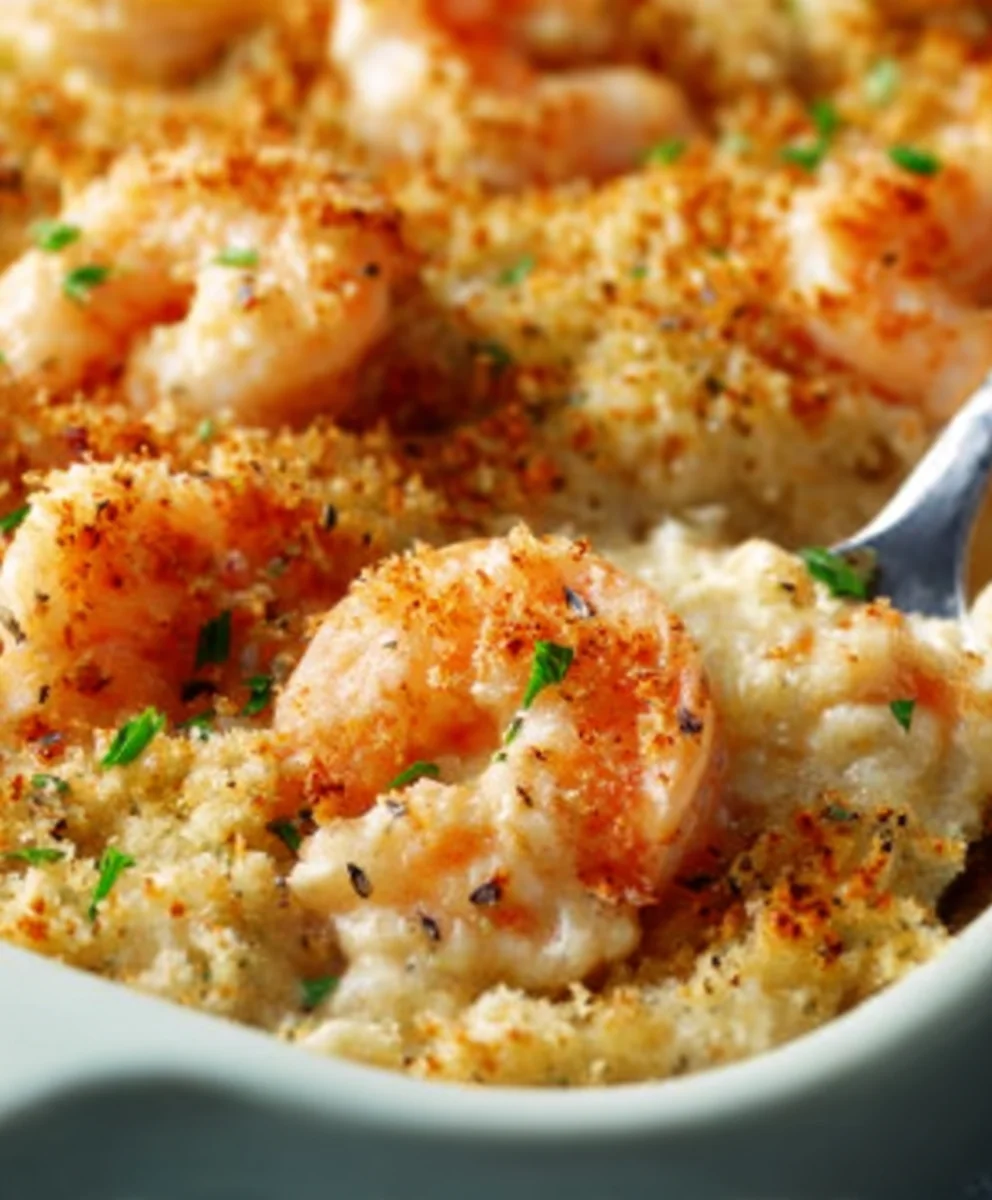 Easy Shrimp Casserole Recipe Creamy & Delicious