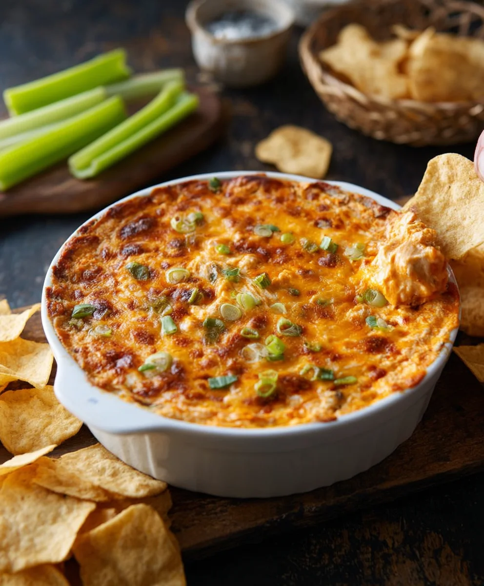 Easy Buffalo Chicken Dip Recipe - Crowd Pleaser