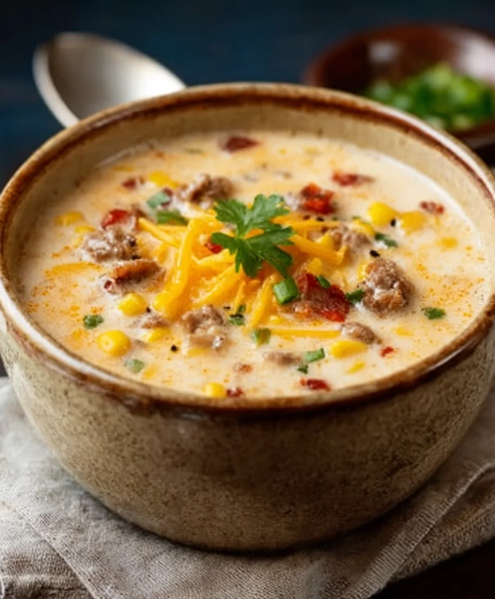 Creamy Beef Cowboy Soup-Hearty & Flavorful Comfort Food