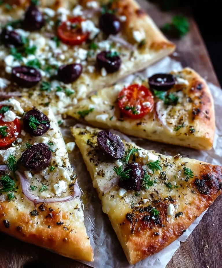 Easy Mediterranean Flatbread Recipe- Quick & Delicious