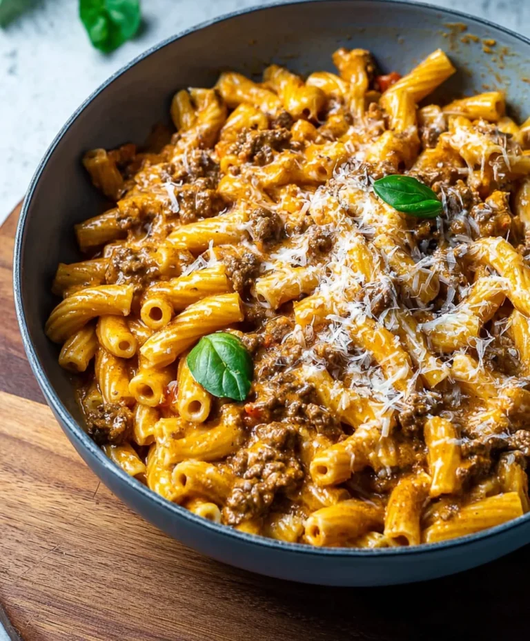 One Pot Creamy Beef Pasta Dinner-Easy Weeknight Meal