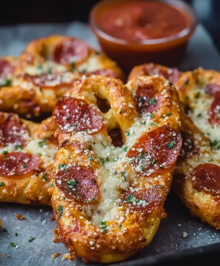 Garlic Butter Beef Beef Pepperoni Pizza Pretzels Recipe