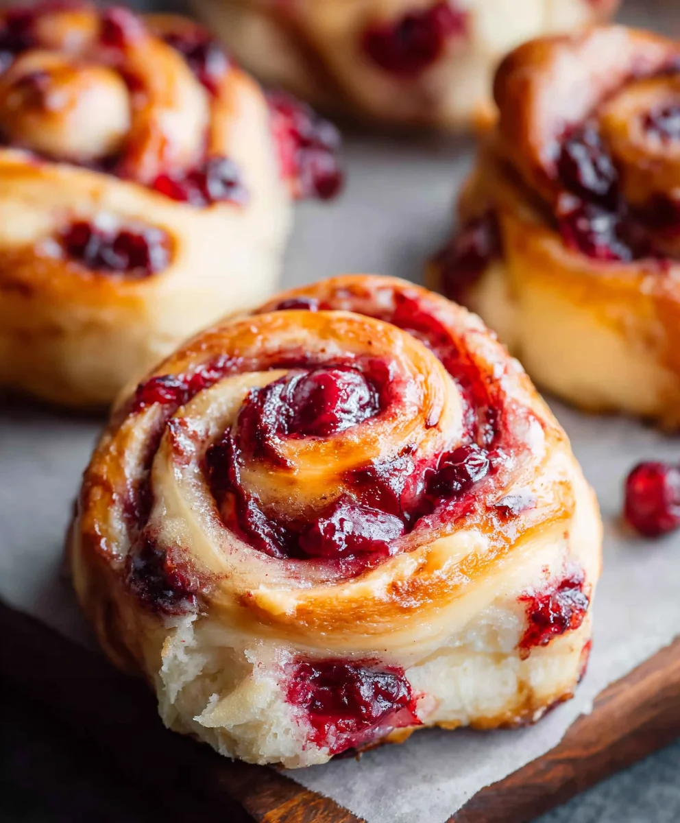 Orange Cranberry Sweet Rolls - Festive Flavor Burst