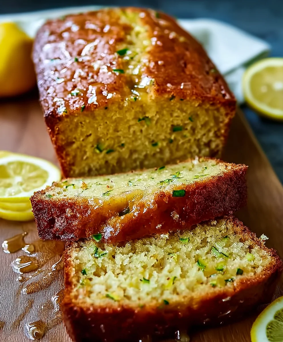 Zesty Lemon Zucchini Bread Recipe - Easy & Moist