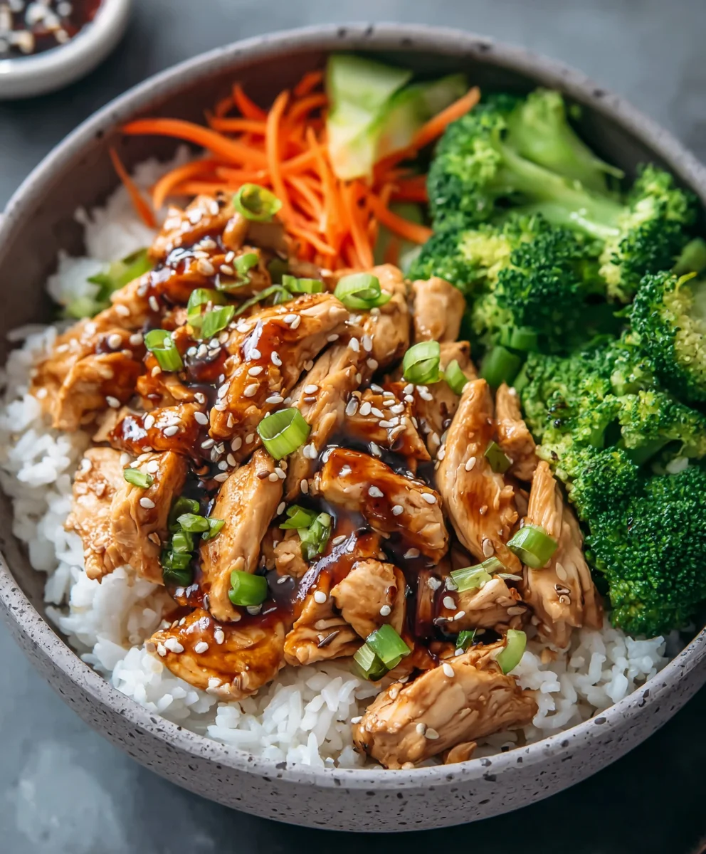 Easy Teriyaki Chicken Rice Bowl - Quick Weeknight Meal