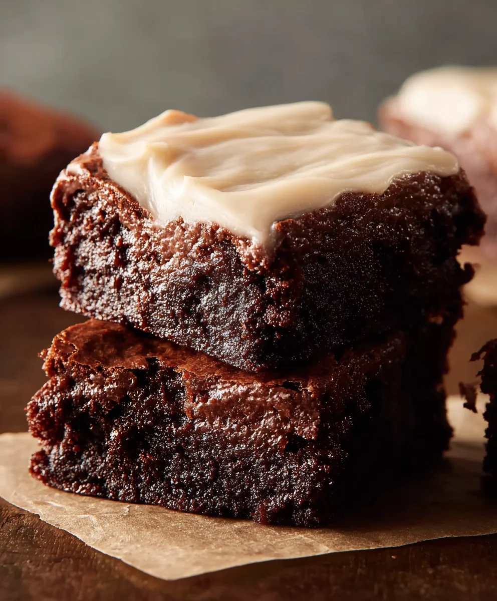 Decadent Brownies with Cream Cheese Frosting Recipe