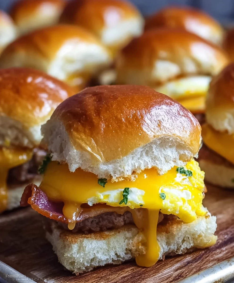 Easy Beef Breakfast Sliders - Quick Morning Meal