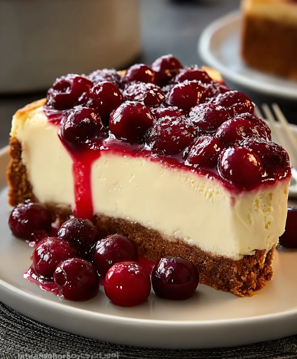 Perfect Cherry Cheesecake Recipe - Rich & Creamy