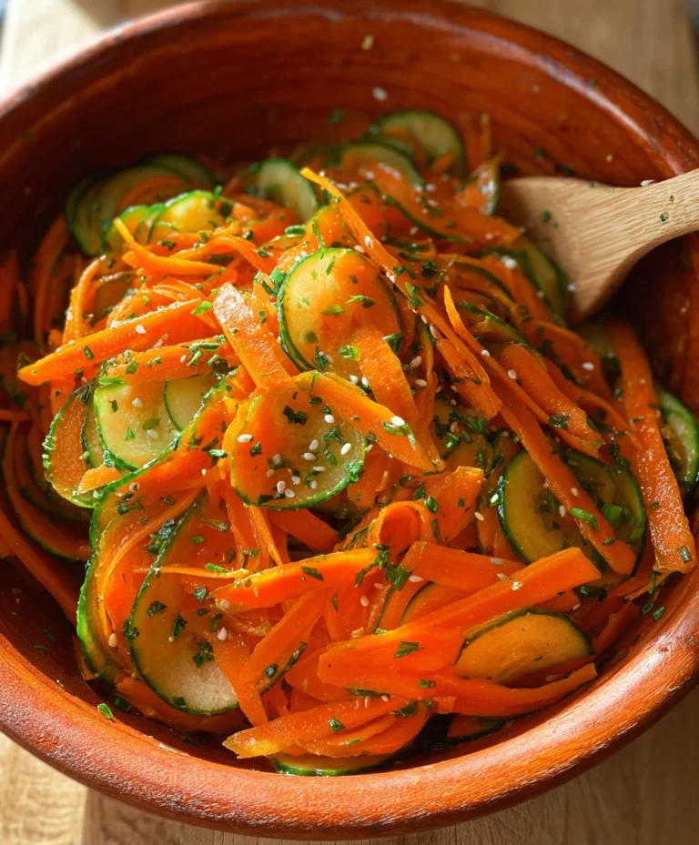 Refreshing Cucumber Carrot Salad – Easy & Healthy