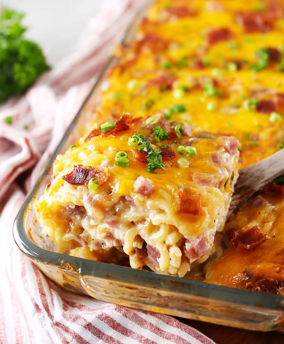 Easy Leftover Beef Beef Ham Cheese Casserole Recipe