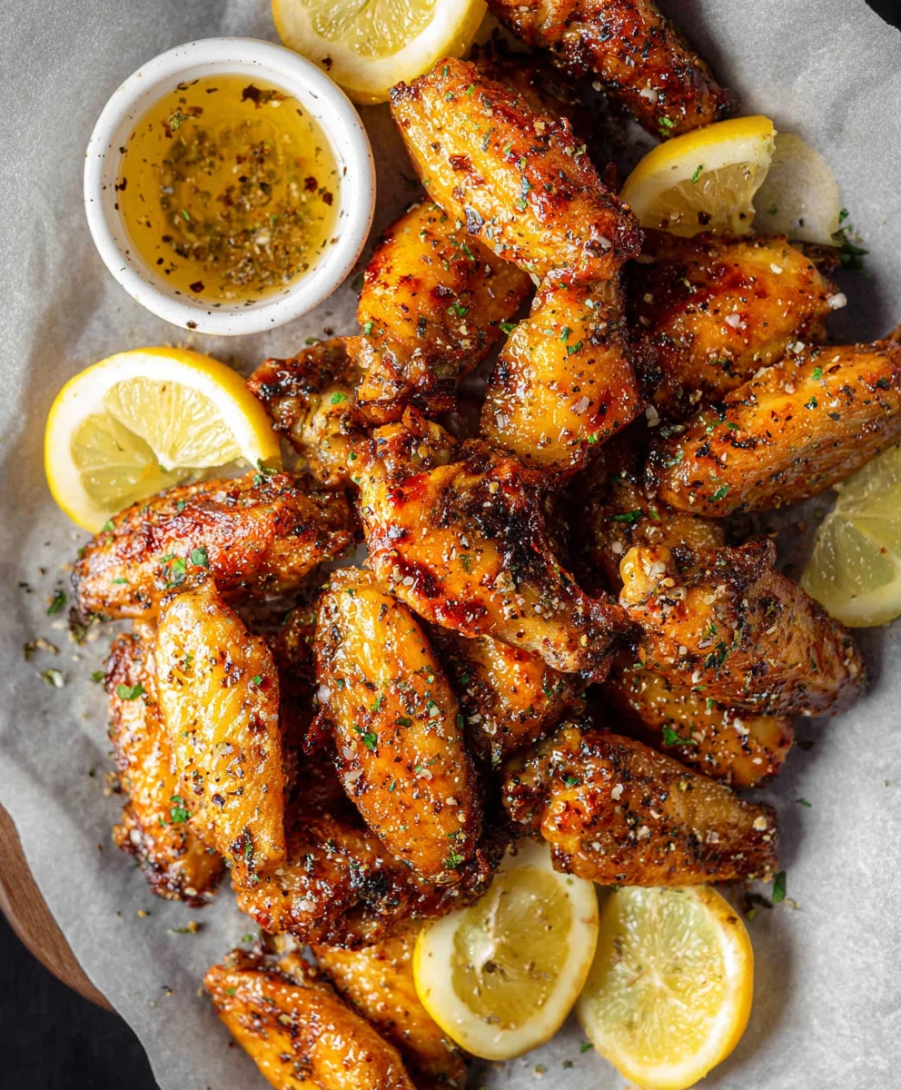 Honey Lemon Pepper Beef Wings Recipe