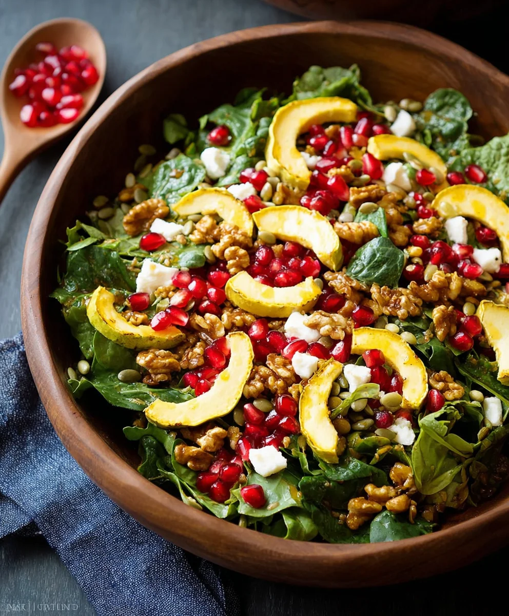 Autumn Harvest Salad- Pomegranate Delight