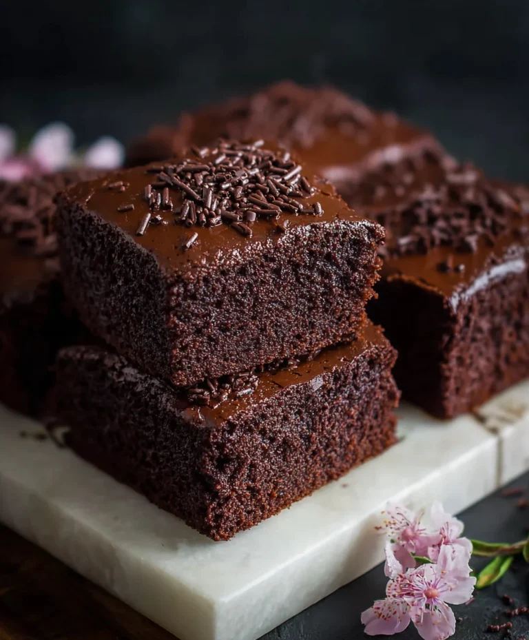 Old School Chocolate Traybake Cake-Easy Delicious Recipe
