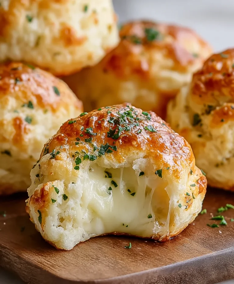 Gooey Mozzarella Biscuit Bombs-Easy Cheesy Appetizer