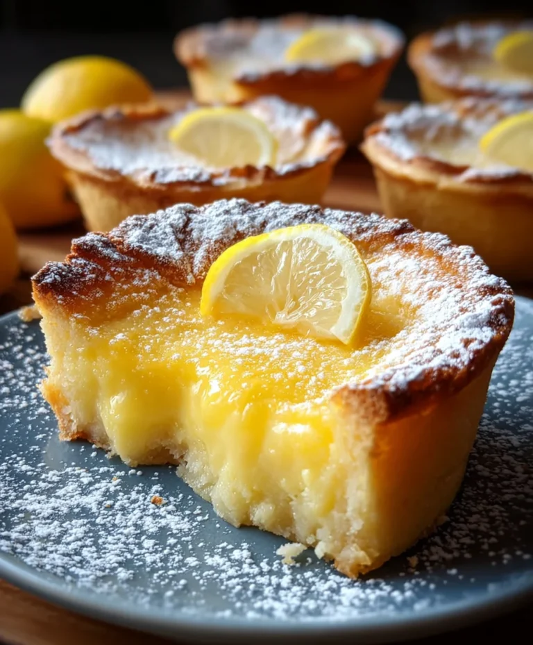 Baby Lemon Impossible Pies – Easy Citrus Dessert