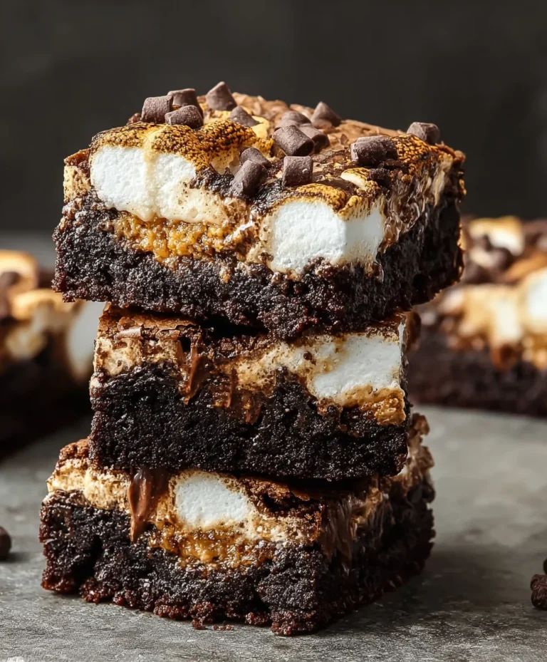 Decadent S’mores Brownies Recipe-Easy Chocolate Heaven