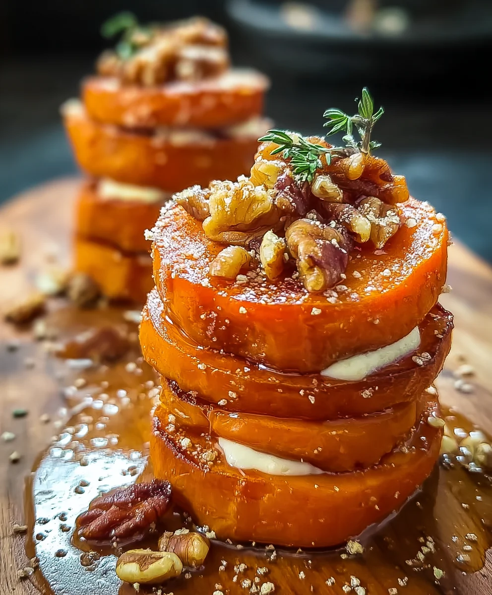 Easy Sweet Potato Stacks-Delicious Side Dish Recipe