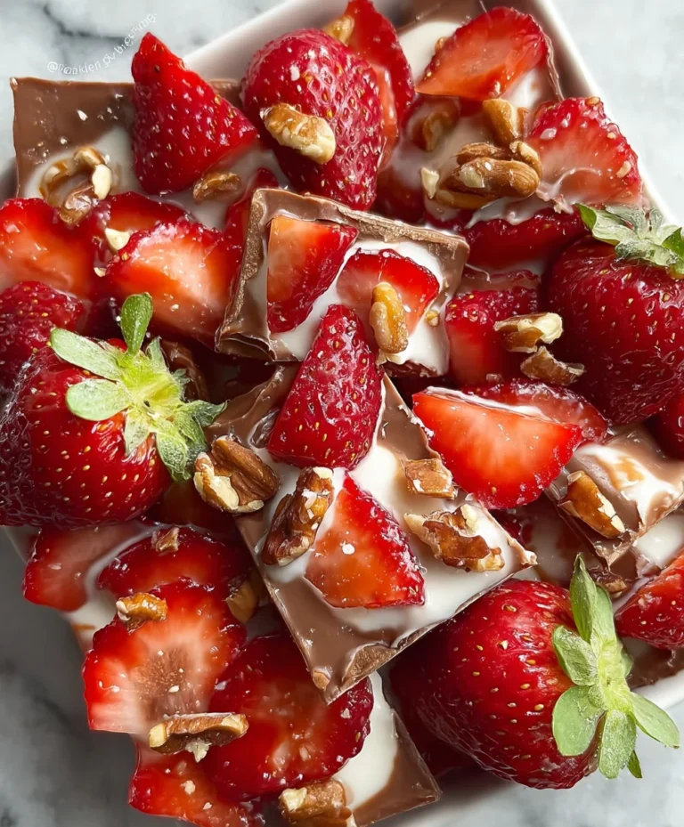 Sweet Strawberry Toffee Delight Recipe