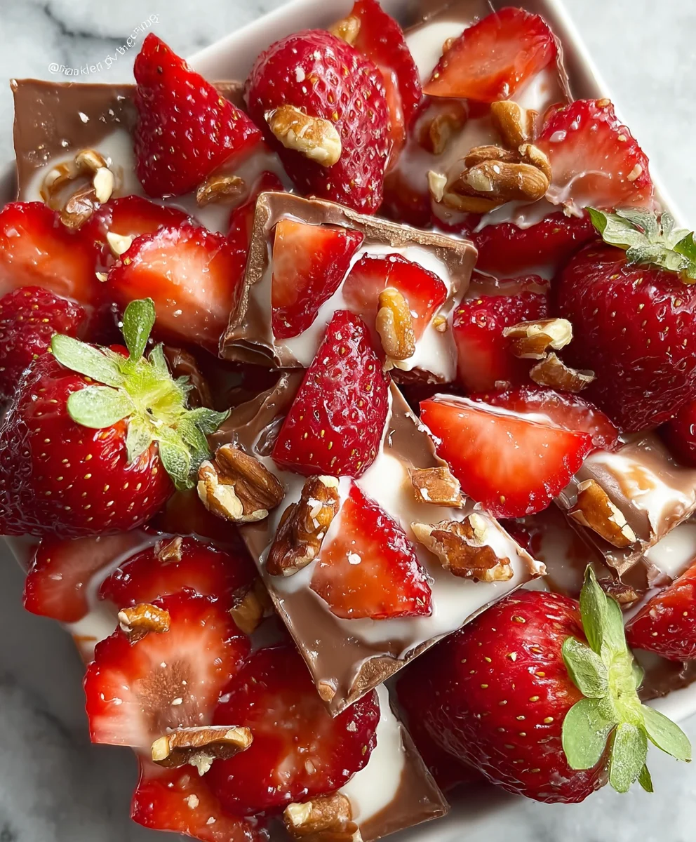 Sweet Strawberry Toffee Delight Recipe