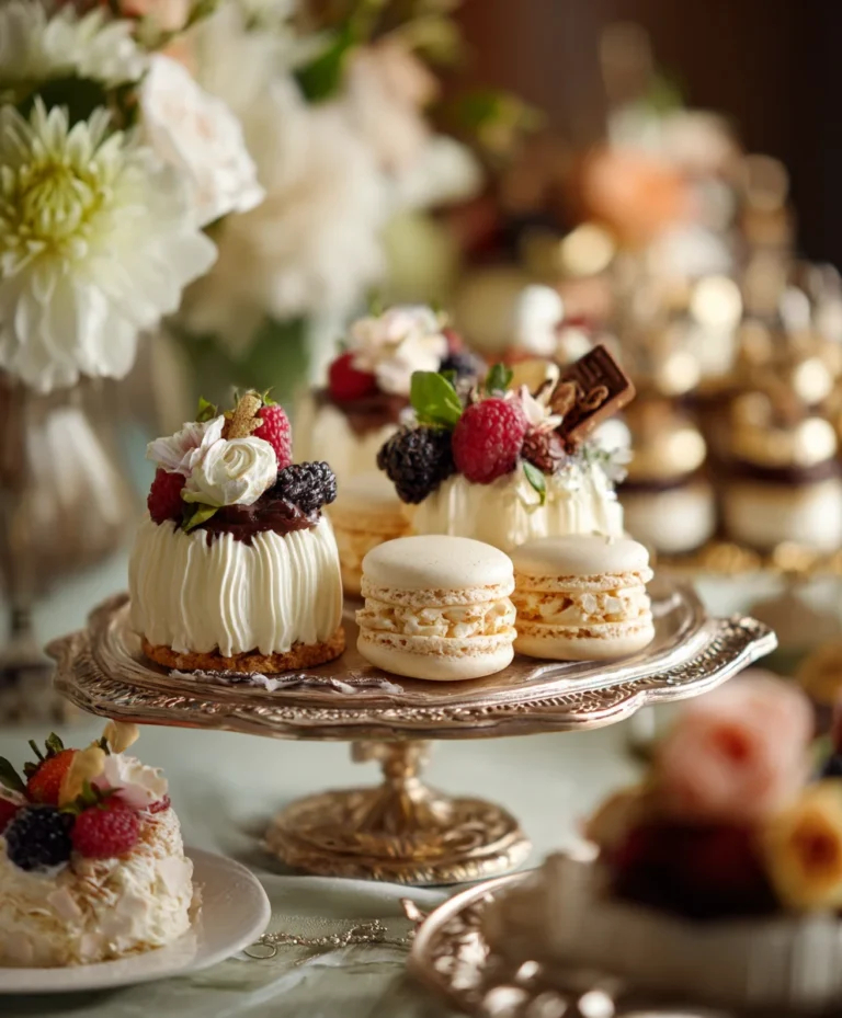Vintage Wedding Dessert Table Ideas-Sweet Treats