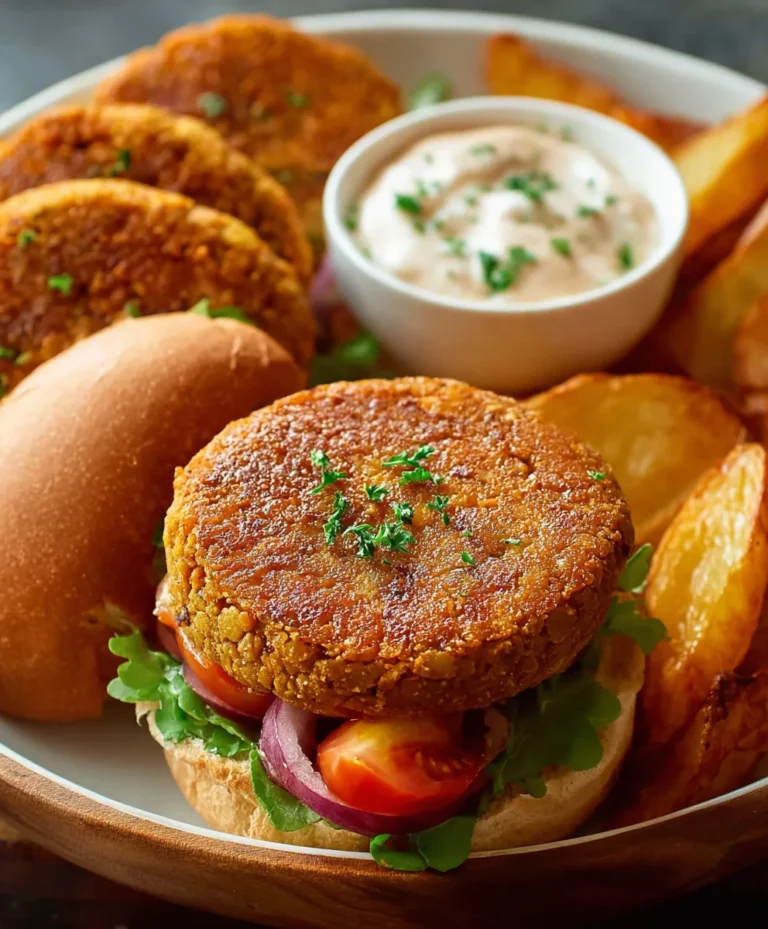 Easy Lentil Burgers Simple Delicious Plant-Based Meal