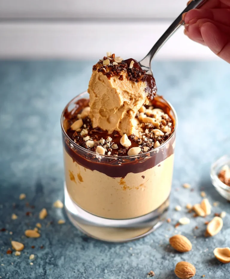 Peanut Butter Mousse- Cottage Cheese Protein Treat