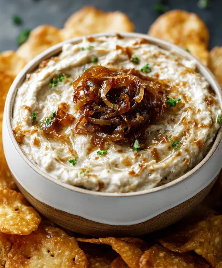 Gordon Ramsay Caramelized Onion Dip- Easy & Delicious