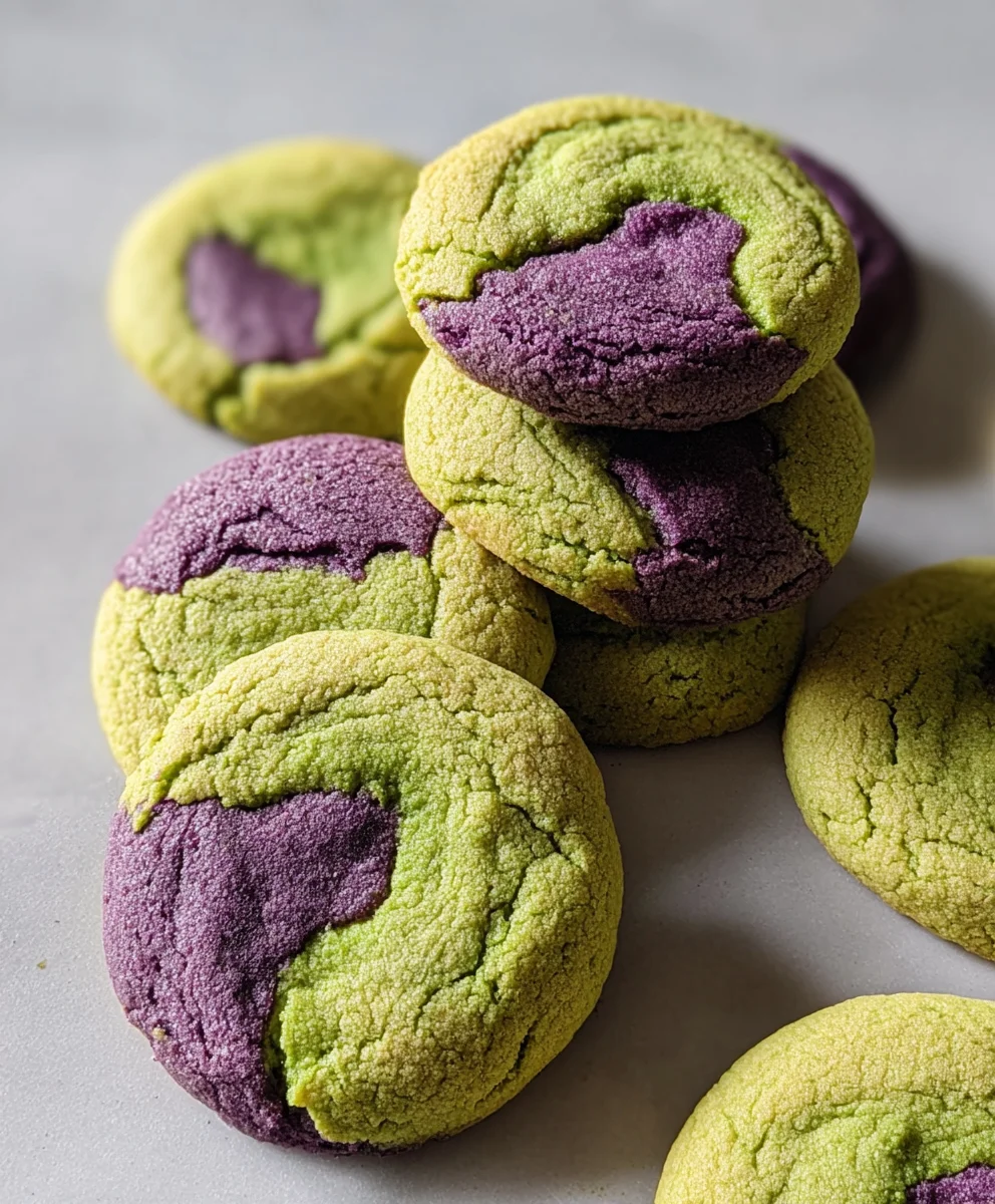 Matcha Ube Cookies - Deliciously Sweet & Chewy Treats